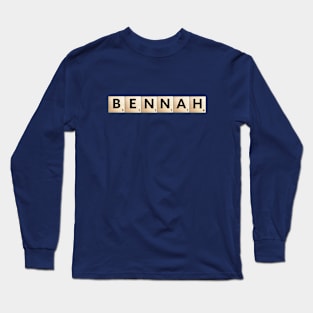 BENNAH Scrabble Long Sleeve T-Shirt